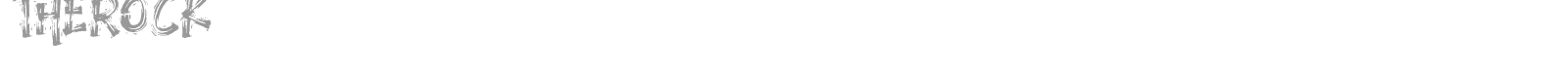 Therock font preview