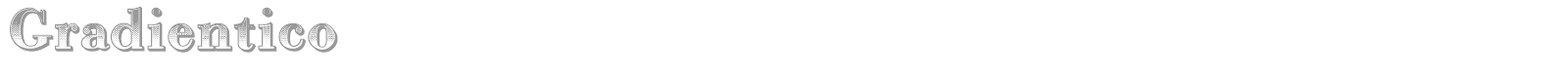 Gradientico font preview