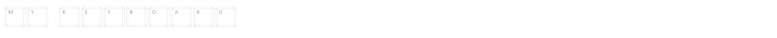 My Keyboard font preview