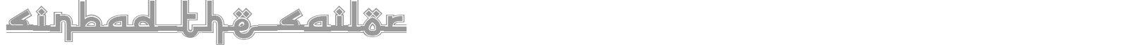 Sinbad The Sailor font preview