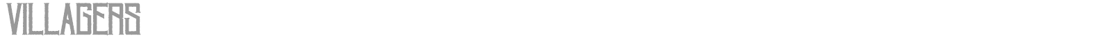 Villagers font preview