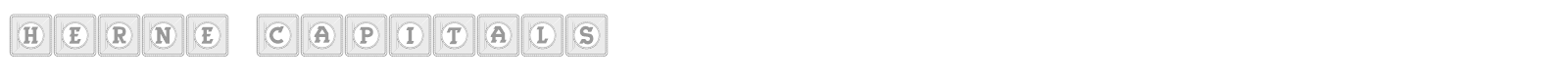 Herne Capitals font preview