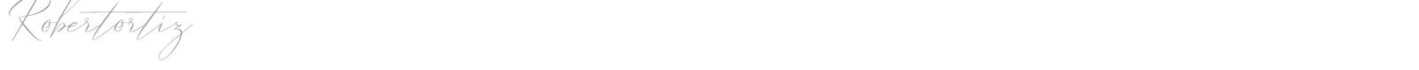 Robertortiz font preview