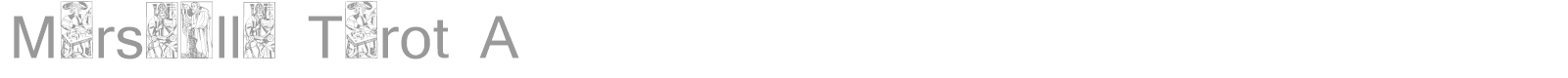 Marseille Tarot font preview