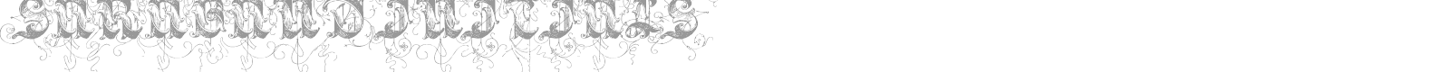 Saraband font preview