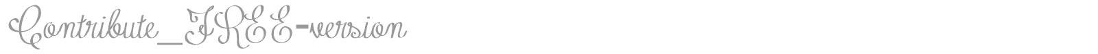 Contribute font preview