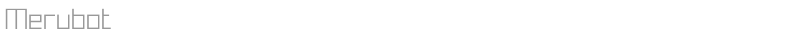 Merubot font preview
