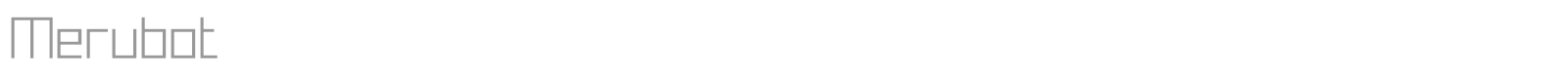 Merubot font preview