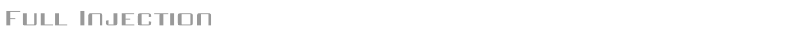 Full Injection font preview