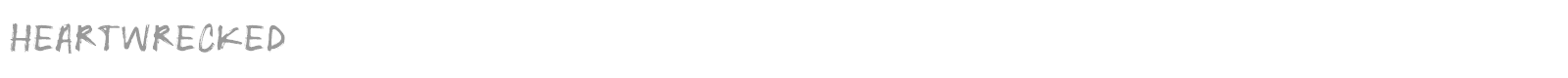Heartwrecked font preview