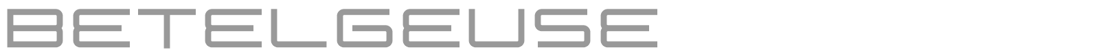 Betelgeuse font preview