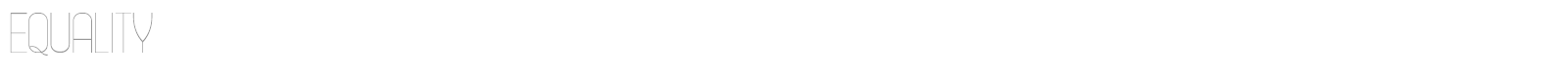 Equality font preview