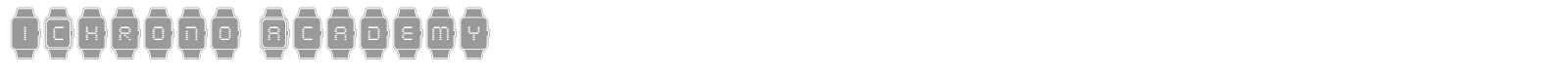 IChrono font preview