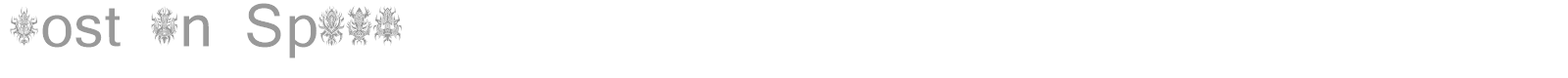Lost In Space font preview