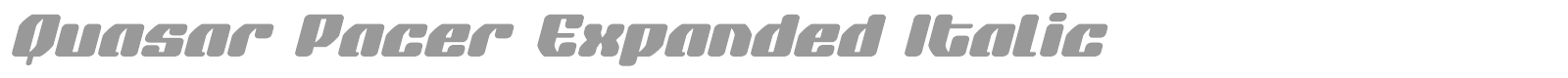 Quasar Pacer font preview