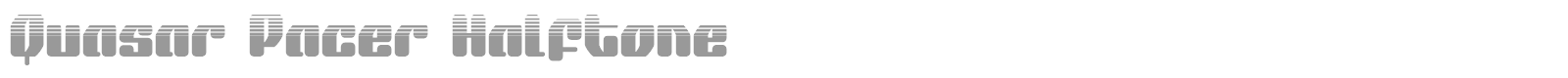 Quasar Pacer font preview