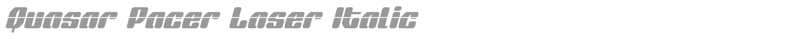 Quasar Pacer font preview