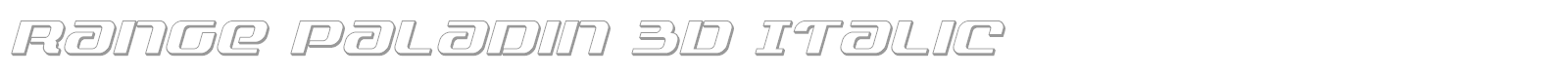 Range Paladin font preview