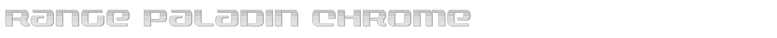 Range Paladin font preview