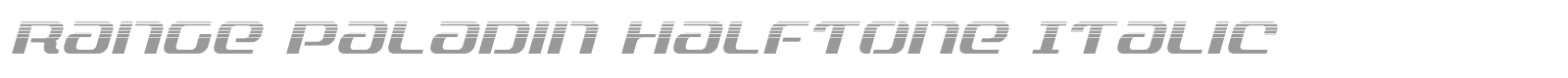 Range Paladin font preview