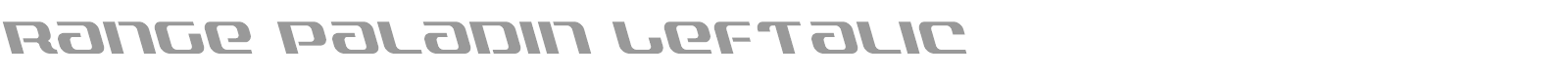 Range Paladin font preview