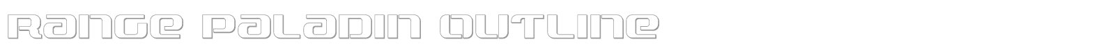Range Paladin font preview