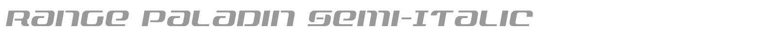 Range Paladin font preview