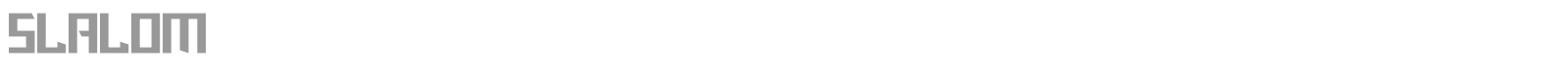 Slalom font preview