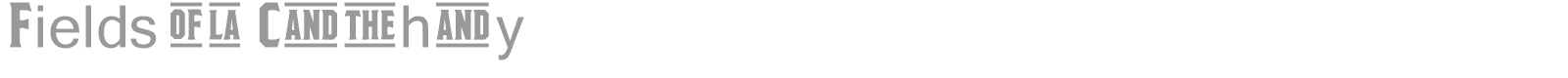 Fields of Cathay font preview