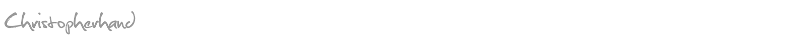 Christopher Hand font preview