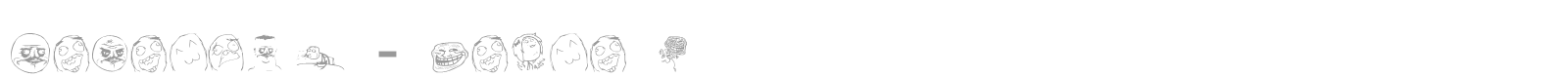 Memetica font preview