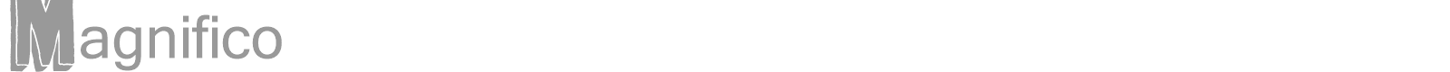 Magnifico font preview