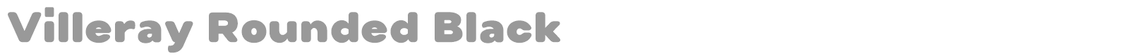 Villeray font preview
