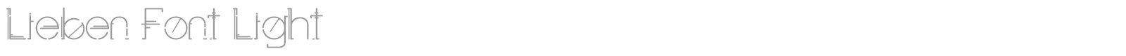 Lieben font preview