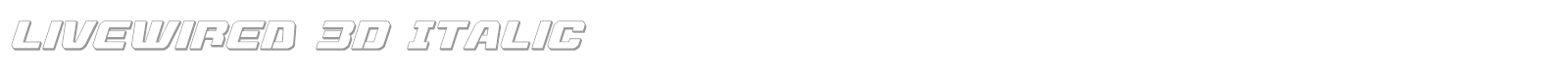 Livewired font preview