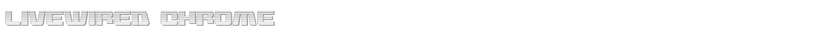 Livewired font preview