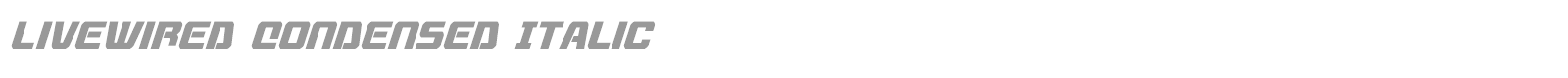 Livewired font preview