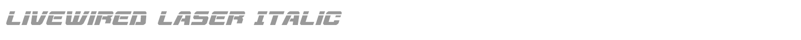 Livewired font preview