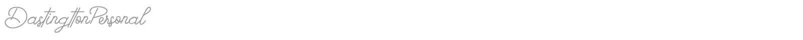 Dastingtton font preview