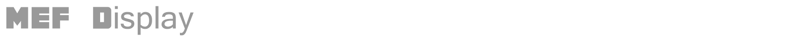 MEF Display font preview
