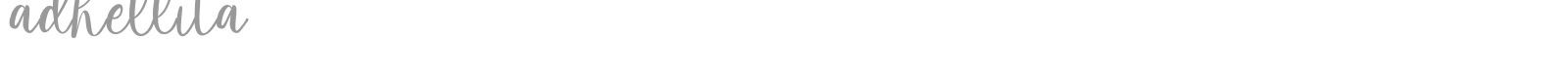Adhellita font preview