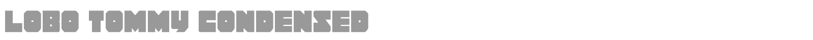 Lobotommy font preview