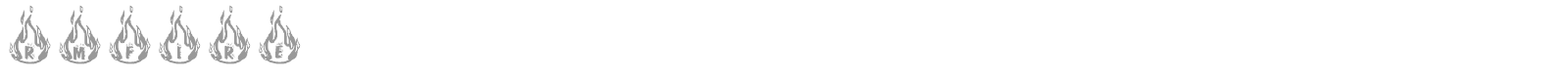 RM Fire font preview