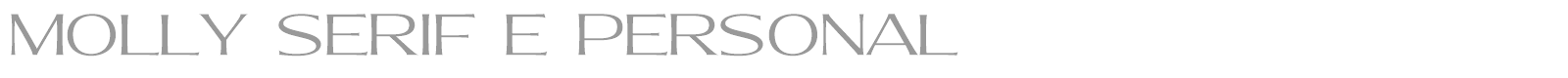 Molly Serif font preview