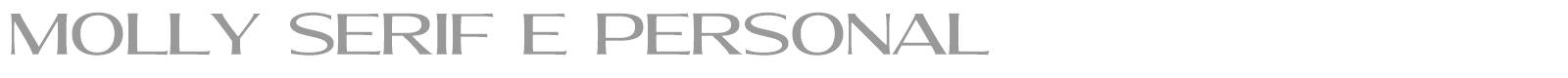 Molly Serif font preview