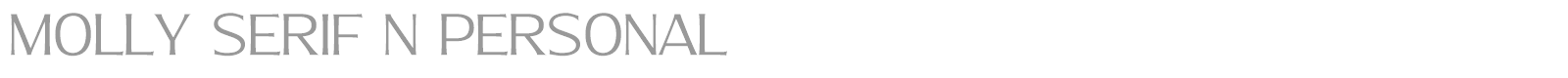 Molly Serif font preview