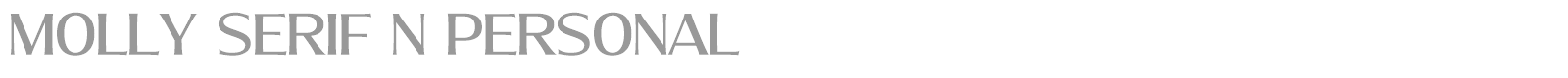 Molly Serif font preview