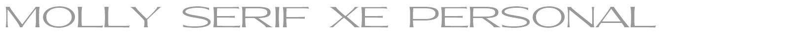 Molly Serif font preview