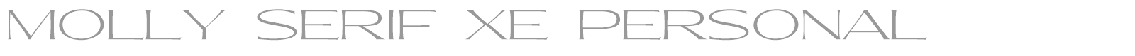 Molly Serif font preview