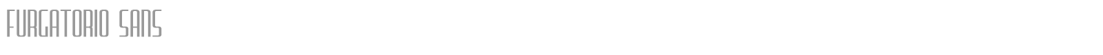 Furgatorio Sans font preview